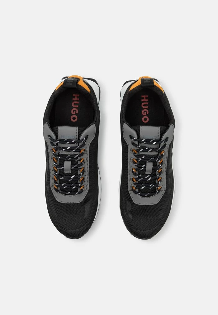 HUGO ICELIN RUNN - Baskets Basses - Black 4 HUGO ICELIN RUNN - Baskets Basses - Black – Image 4