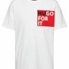 HUGO T-shirt Imprimé - White