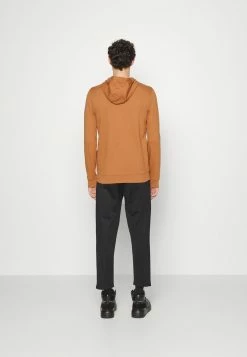 HUGO DAPLE - Sweat à Capuche Zippé - Medium Brown -Pas Cher Hugo Boutique d3bc6c5663034009a27c78cb68bf36d2