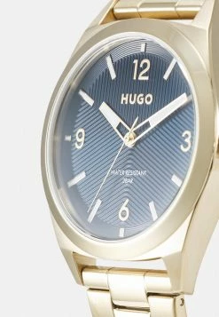 HUGO MAKE - Montre - Gold-coloured/blue -Pas Cher Hugo Boutique d400146e0131493aa860eb1c4d121ed0