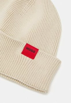 HUGO XISH UNISEX - Bonnet - Light Beige -Pas Cher Hugo Boutique d779bbb7e31b4fa595666f6ce693ece9