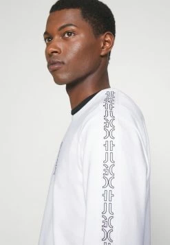 HUGO DOBY - T-shirt à Manches Longues - White -Pas Cher Hugo Boutique db27a5686730445894d91fc7ce078947