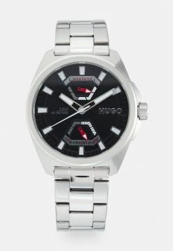 HUGO EXPOSE - Montre - Silver-coloured/black