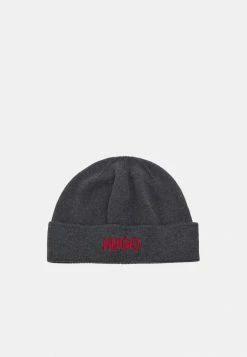 HUGO HAT UNISEX - Bonnet - Grey