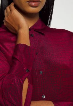 HUGO ELIFIANA - Chemisier - Mottled Dark Red -Pas Cher Hugo Boutique de882cf21aa745b298fe4ccc6444b160
