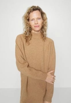 HUGO SOSONZ - Robe Pull - Camel Melange -Pas Cher Hugo Boutique e3a3f4181d8c4c08853e2c1d654de1ba