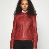 HUGO LIBRA - Veste En Cuir - Dark Red