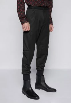 HUGO GLAVIN - Pantalon Classique - Black