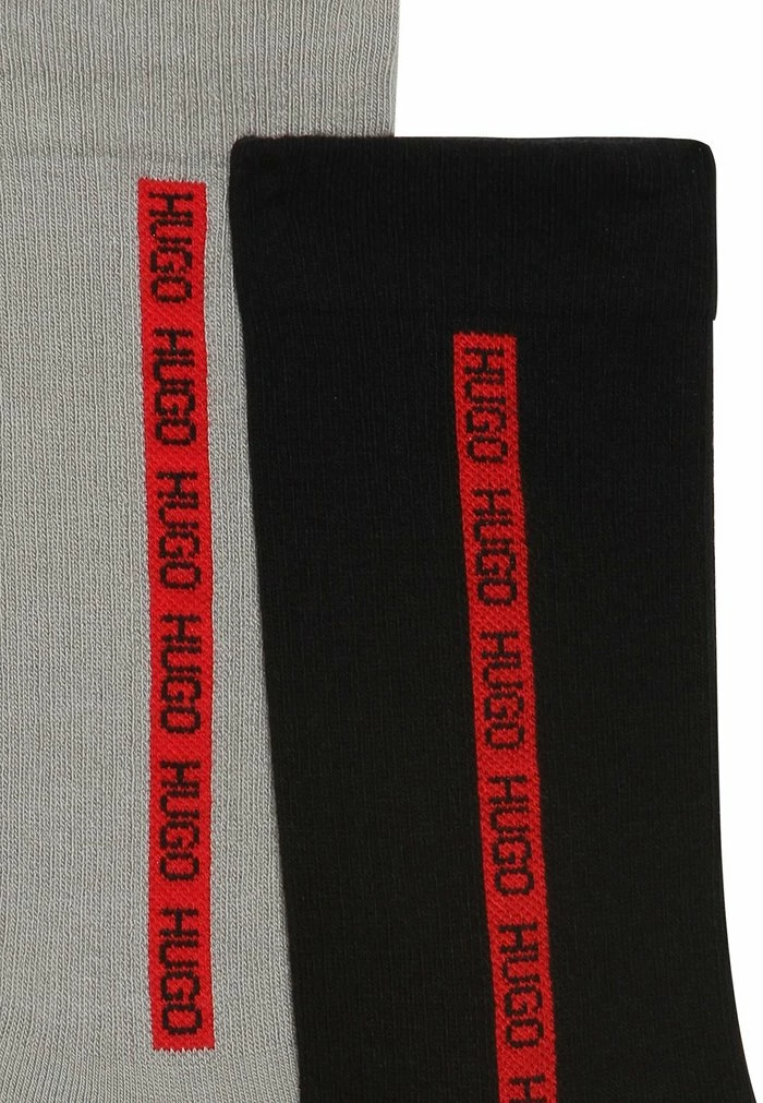 HUGO 2P RS RIB TAPE CC - Chaussettes - Grey 2 HUGO 2P RS RIB TAPE CC - Chaussettes - Grey – Image 2
