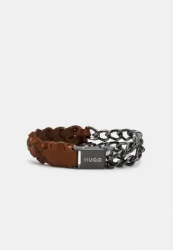 HUGO BRACE UNISEX - Bracelet - Medium Brown