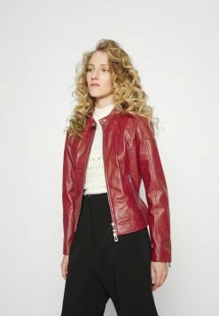 HUGO LASENA - Veste En Cuir - Open Red