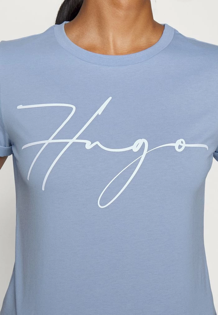 HUGO THE SLIM TEE - T-shirt Imprimé - Medium Blue 6 HUGO THE SLIM TEE - T-shirt Imprimé - Medium Blue – Image 6