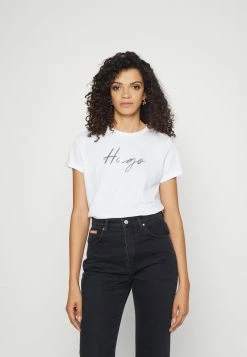 HUGO THE SLIM TEE - T-shirt Imprimé - White