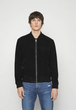 HUGO LAOTO - Veste En Cuir - Black