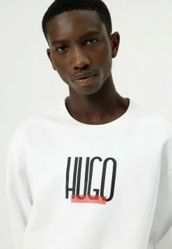 HUGO Sweatshirt - White -Pas Cher Hugo Boutique fb69d13da3954d43a926915815287bdb