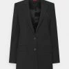 HUGO AMERIA - Manteau Court - Black